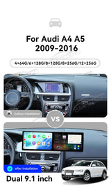 18.2-Inch Android 15 Multimedia Stereo for Audi A4 A5 2009-2016 Android Head Unit Aotsr