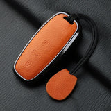 360 Degree Protection Metal Goatskin Car Key Case Cover For Audi A6 A7 A8 B9 A5 A4 8S 8W Q5 Q7 4M S5 S7 TT cars accessories