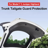 For Tesla Model Y 3 Juniper Highland Trunk Tailgate Guard Plate Protection Trunk Door Anti-Scratch Pad Car Interior Accessory