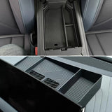 Hidden Behind-Screen Storage Box for BMW X3 G45 2025-2026 Car Interior Accessory CATUSIKI