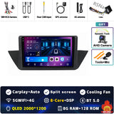 2K QLED Android 15 Head Unit for BMW X1 E84 2009-2012