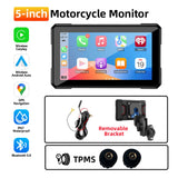 7in Motorcycle GPS Monitor Wireless CarPlay Universal