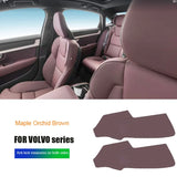 Anti-Kick Console Protector for Volvo V60 2024 Car Interior Accessory LINGLUYANG maple orchid brown xc40