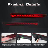 3-in-1 Rear Bumper Light for Toyota Raize 2019-22 Car Interior Accessory MAGIC COLORM