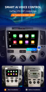 Android 13 Multimedia Stereo with GPS for Toyota Corolla 2004-2009 Android Head Unit JIUYIN