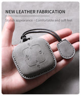 Leather Car Key Case For ZEEKR 001 009 7X - Sheep Suede Protector & Holder Car Interior Accessory, LED Ambient Light NONE