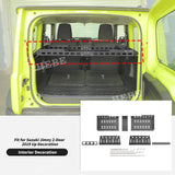 Aluminum Trunk Storage Box for Suzuki Jimny 2-Door Car Interior Accessory HEBE