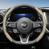 Sporty Breathable Leather Steering Wheel Cover Alfa Romeo
