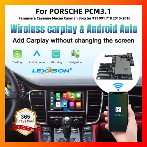 Wireless CarPlay Retrofit Module for Porsche PCM3.1 2010-2016 CarPlay Retrofit Module LEXXSON