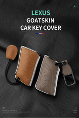 Aluminum Alloy Goatskin Car Key Case Cover For Lexus Car Interior Accessory OEM