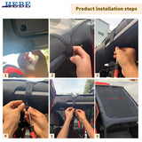 Insulation Net Leather for Jeep Wrangler JK 2007-2017 Car Interior Accessory HEBE