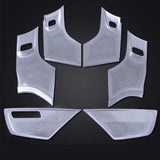 Door Speaker Trim Kit Stainless Steel for Volvo XC90 Car Interior Accessory LINGLUYANG No memory buttons xc90