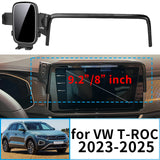 Stable Clip-On Wireless Phone Holder for VW T-ROC 2023–2025 Car Phone Holder CATUSIKI