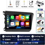 2K Android 15 Multimedia Head Unit for Honda Civic 2012-2015