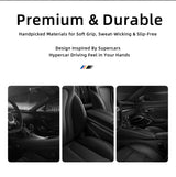 Suede Split Wheel Cover for Ford F-150 Explorer Ranger Car Interior Accessory Hocasen