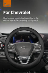Ultra-Thin Breathable Leather Wheel Cover for Chevrolet Car Interior Accessory Hocasen