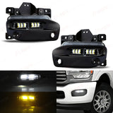 LED Fog Lamps DRL for Dodge Ram 2500 3500 2019-2024 Car Interior Accessory MAGIC COLORM