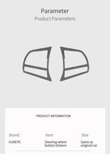 For BMW F20 F21 F30 F34 Steering Wheel Trim Frame Sticker Car Premium Interior Tuning Accessories Made of Alcantara Customizable