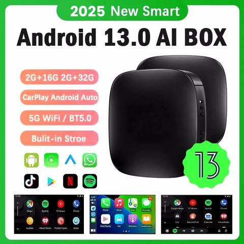 Wireless CarPlay Android Auto AI Streaming Box for All Vehicles CarPlay Adapter LEXXSON