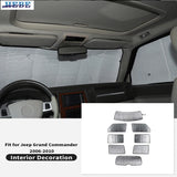 Sunshade Heat Insulation for Jeep Grand Commander 2006-2010 Car Interior Accessory HEBE