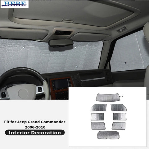 Sunshade Heat Insulation for Jeep Grand Commander 2006-2010 Car Interior Accessory HEBE