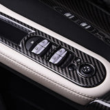 Carbon Fiber Switch Panel Cover for Mini Cooper F60 Car Interior Accessory OEM