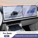 9D Tempered Glass Screen Protector for Zeekr 9X Car Interior Accessory LINGLUYANG
