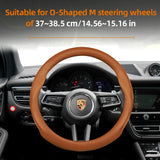 Ultra-Thin Leather Wheel Cover for Porsche Cayenne 911