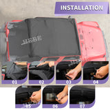 Soft Nylon Roof Sunshade for Jeep Wrangler JK 2007-2017 Car Interior Accessory HEBE