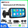 Motorcycle GPS Monitor with 1080P DVR & CarPlay