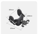 3-in-1 Car Headrest & Neck Support Pillow with 6-Way Adjustable Headrest