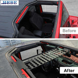 Front Roof Storage Shelf for Jeep Wrangler JK 2007-2017 Car Interior Accessory HEBE