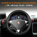 Ultra-Thin Leather Wheel Cover for Porsche Cayenne 911