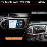 Android 13 Multimedia Navigation System for Toyota Yaris 2012–2017 Android Head Unit JIUYIN