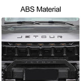 For Jetour T2 i-DM Ich - X K3 Car Emblem Blackout Sticker Grille Light Letter Badge Black Warrior Matte Black Emblem Accessor