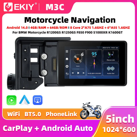 Android 14 GPS Screen for BMW R1250GS F900GS Android Head Unit EKIY