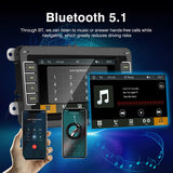 7 Inch HD Double Din Radio CarPlay Android Auto for VW Android Head Unit ANYFAR
