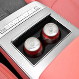 BYD Tang L 2025 Center Console Cup Holder Storage Box Anti-Slip Shock-Absorbing Traying Accessories TPE BLACK Car Interior Ac