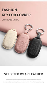 Car Key Cover Case Protective Shell Fob For Jeep Renegade Compass Grand Cherokee For Chrysler 300c Wrangler Dodge Car Key Cov