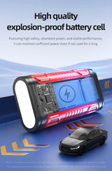 12V All-in-One Car Emergency Tool: 2000A Jump Starter, Portable Power Bank & LED Light Car Emergency Tool MINUS TWO
