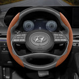 Hyundai Anti-Slip Buckle Suede Steering Wheel Cover