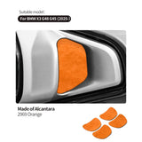 For BMW X3 G45 G48 2025- Door Handle Recess Protector Trim Sticker Car Premium Interior Tuning Accessories Made of Alcantara