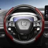 Quick-Release Carbon Fiber Steering Cover for Honda Civic