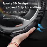 Carbon Fiber Wheel Cover for Hyundai Elantra Sonata Tucson Car Interior Accessory Hocasen