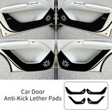 For Geely Xingyuan eMAS 5 EX2 24-26 Car Door Anti-Kick Lether Pads Front Rear Door Scratch-resistant Sticker Car Accessories