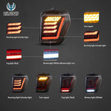 LED Tail Lights with Welcome Animation for 4Runner 10-23 Car Interior Accessory Vland