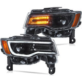 LED Projector Headlights Jeep Grand Cherokee 2014-22