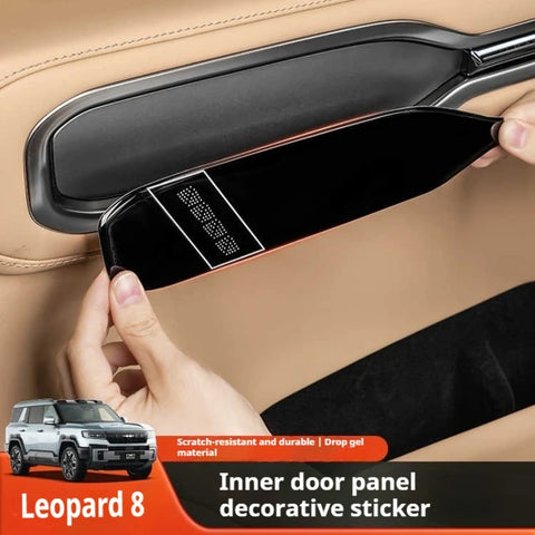 Car Door Panel Protector Scratch Guard Decal for Leopard 8 BYD Car Interior Accessory OEM