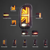 Full LED Tail Lights for Mini Cooper Clubman 2007-2014 Car Interior Accessory Vland