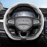 Wave Shape Carbon Fiber Cover for Lynk & Co 01